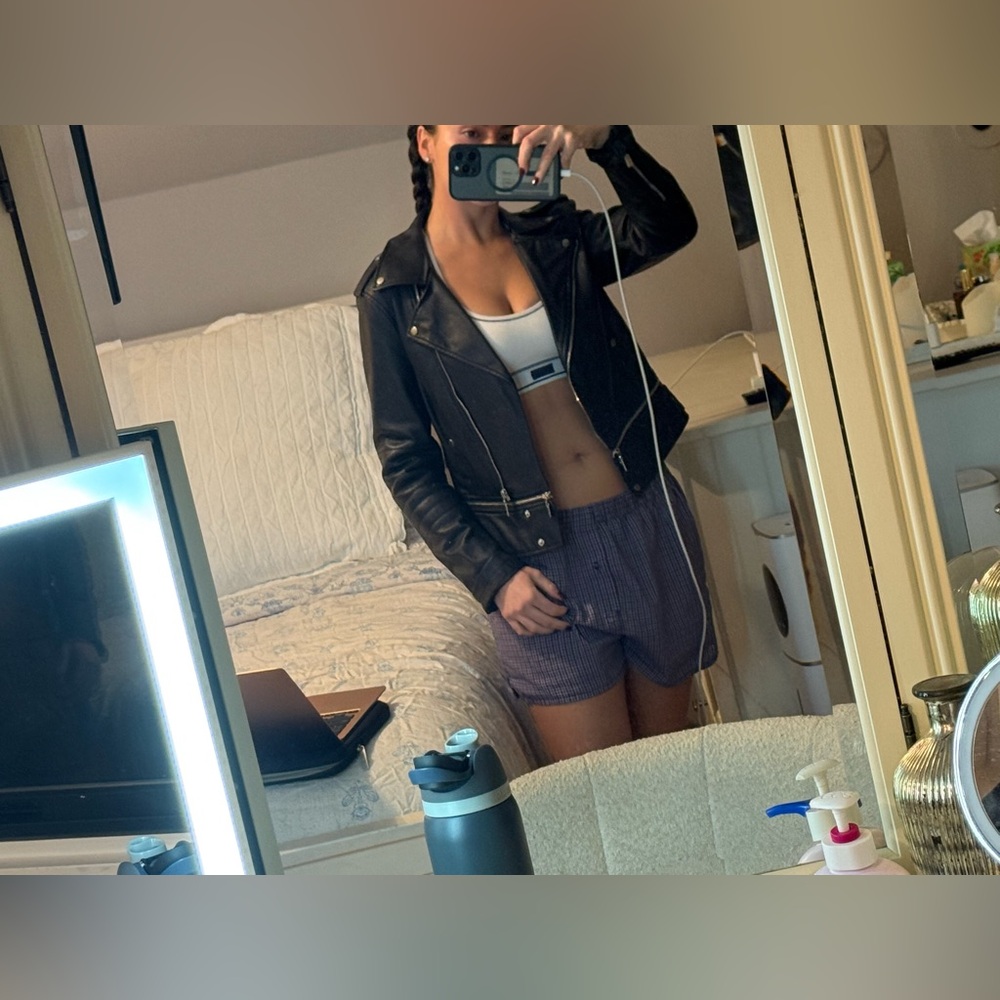 Women's Black Leather Jacket